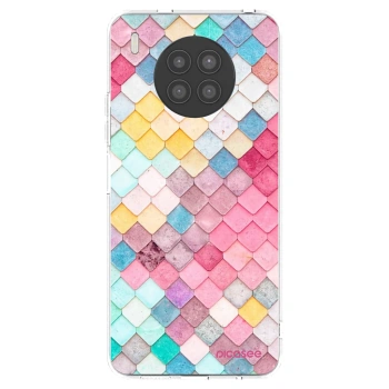 Picasee silikonový průhledný obal pro Huawei Nova 8i - Barevná střecha