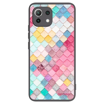 Picasee silikonový černý obal pro Xiaomi 11 Lite 5G NE - Barevná střecha