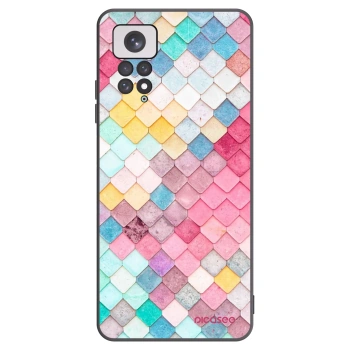 Picasee silikonový černý obal pro Xiaomi Redmi Note 11 - Barevná střecha