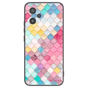 Picasee silikonový černý obal pro Realme 9 Pro 5G - Barevná střecha
