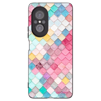 Picasee silikonový černý obal pro Huawei Nova 9 SE - Barevná střecha