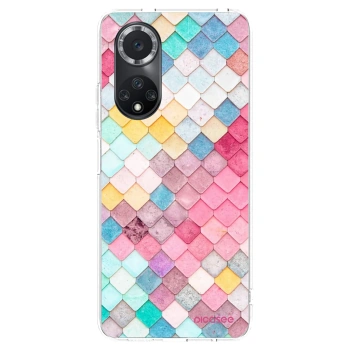 Picasee silikonový průhledný obal pro Huawei Nova 9 SE - Barevná střecha