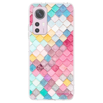 Picasee silikonový průhledný obal pro Xiaomi 12 - Barevná střecha