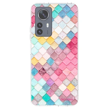 Picasee silikonový průhledný obal pro Xiaomi 12 Pro - Barevná střecha