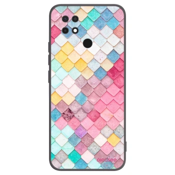 Picasee silikonový černý obal pro Xiaomi Redmi 10C - Barevná střecha