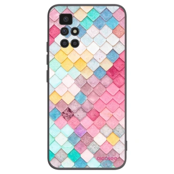 Picasee silikonový černý obal pro Xiaomi Redmi 10 (2022) - Barevná střecha