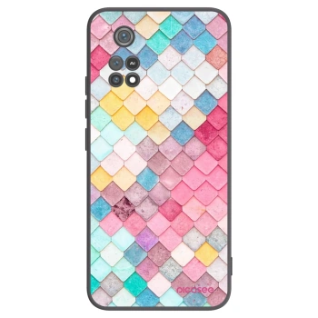 Picasee silikonový černý obal pro Xiaomi Poco M4 Pro - Barevná střecha