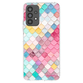 Picasee silikonový průhledný obal pro Samsung Galaxy A73 5G - Barevná střecha