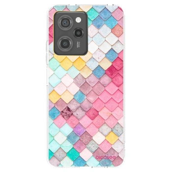 Picasee silikonový průhledný obal pro Xiaomi Poco X5 Pro - Barevná střecha