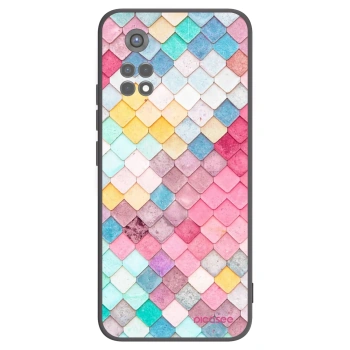 Picasee silikonový černý obal pro Xiaomi Redmi Note 11S 5G - Barevná střecha