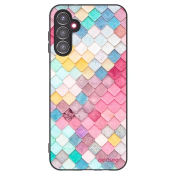 Picasee silikonový černý obal pro Samsung Galaxy A14 4G A145R - Barevná střecha