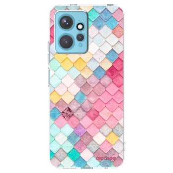 Picasee silikonový průhledný obal pro Xiaomi Redmi Note 12 4G - Barevná střecha