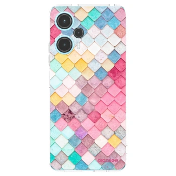 Picasee silikonový průhledný obal pro Xiaomi Poco F5 - Barevná střecha