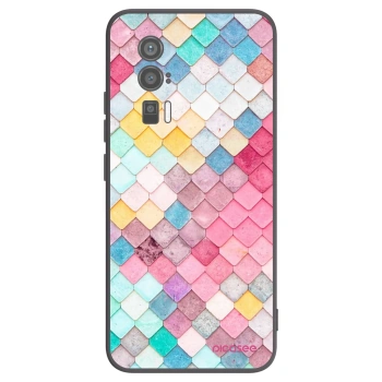 Picasee silikonový černý obal pro Xiaomi Poco F5 Pro 5G - Barevná střecha