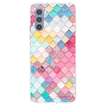 Picasee silikonový průhledný obal pro Motorola Moto G62 - Barevná střecha