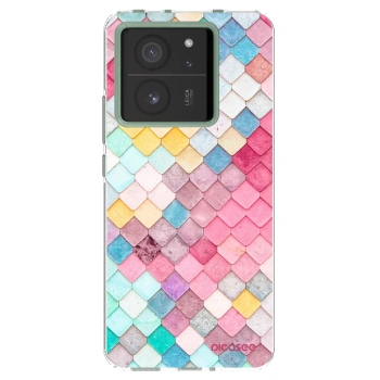 Picasee silikonový průhledný obal pro Xiaomi 13T Pro - Barevná střecha