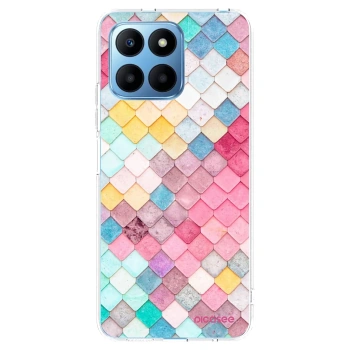Picasee silikonový průhledný obal pro Honor 70 Lite - Barevná střecha