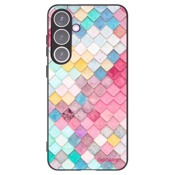 Picasee silikonový černý obal pro Samsung Galaxy S24+ S926B 5G - Barevná střecha
