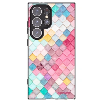 Picasee silikonový černý obal pro Samsung Galaxy S24 Ultra S928B 5G - Barevná střecha