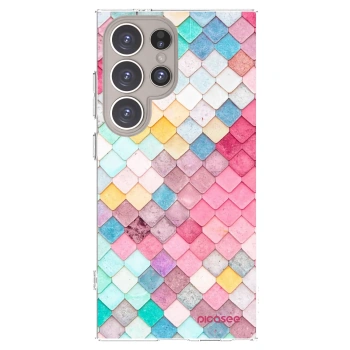 Picasee silikonový průhledný obal pro Samsung Galaxy S24 Ultra S928B 5G - Barevná střecha