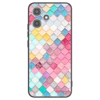 Picasee silikonový černý obal pro Xiaomi Redmi 12 5G - Barevná střecha