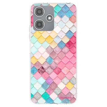 Picasee silikonový průhledný obal pro Xiaomi Redmi 12 5G - Barevná střecha