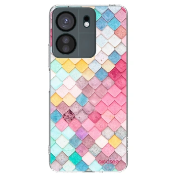 Picasee silikonový průhledný obal pro Xiaomi Redmi 13C 4G - Barevná střecha