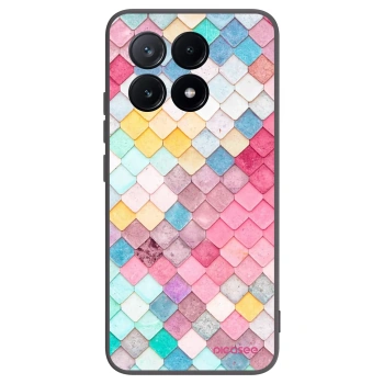 Picasee silikonový černý obal pro Xiaomi Poco X6 Pro - Barevná střecha