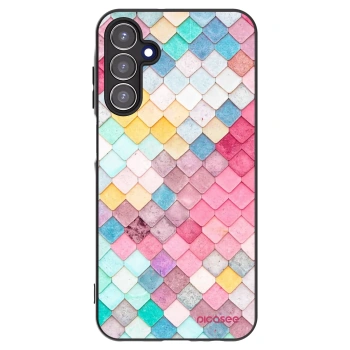 Picasee silikonový černý obal pro Samsung Galaxy A15 A155F 4G - Barevná střecha