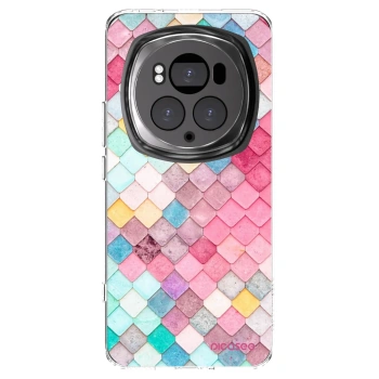Picasee silikonový průhledný obal pro Honor Magic6 Pro - Barevná střecha