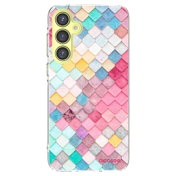 Picasee silikonový průhledný obal pro Samsung Galaxy A35 5G A356B - Barevná střecha