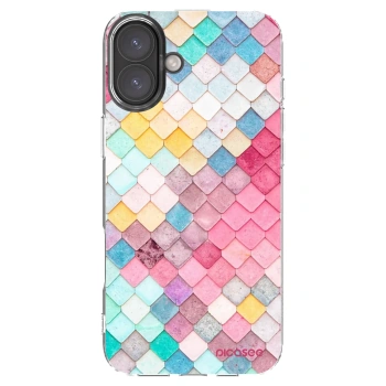 Picasee silikonový průhledný obal pro Apple iPhone 16 Plus - Barevná střecha