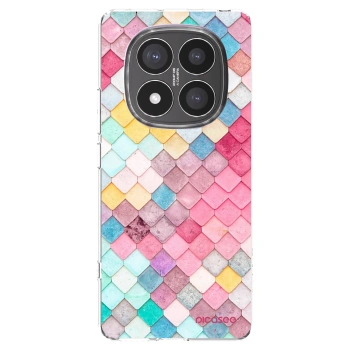 Picasee silikonový průhledný obal pro Xiaomi Redmi Note 14 Pro+ 5G - Barevná střecha