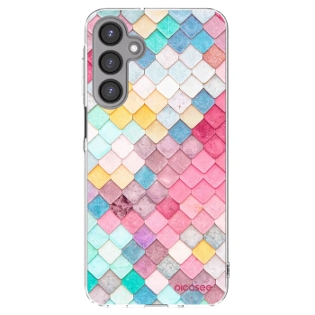 Picasee silikonový průhledný obal pro Samsung Galaxy A16 5G - Barevná střecha