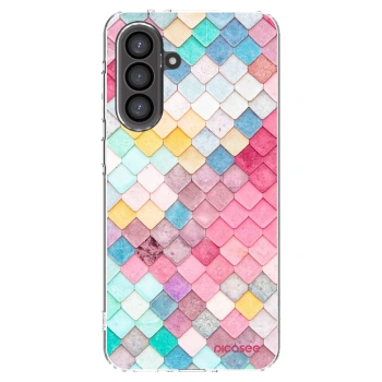 Picasee silikonový průhledný obal pro Samsung Galaxy A36 5G - Barevná střecha