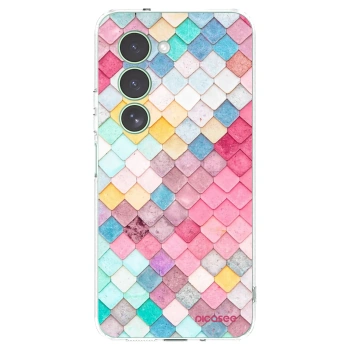 Picasee silikonový průhledný obal pro Xiaomi Redmi 15 5G - Barevná střecha