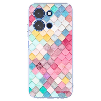 Picasee silikonový průhledný obal pro Xiaomi Redmi 15C 4G - Barevná střecha