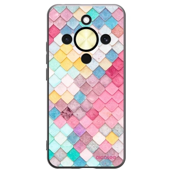 Picasee silikonový černý obal pro Honor Magic8 Lite 5G - Barevná střecha
