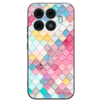 Picasee silikonový černý obal pro Xiaomi 17T - Barevná střecha