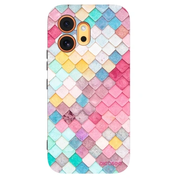 Picasee silikonový černý obal pro Honor 600 - Barevná střecha