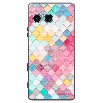 Picasee silikonový černý obal pro Sony Xperia 10 VII - Barevná střecha
