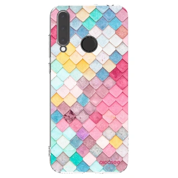 Picasee silikonový průhledný obal pro Honor 20 Lite - Barevná střecha