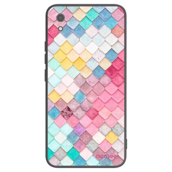 Picasee silikonový černý obal pro Xiaomi Redmi 7A - Barevná střecha