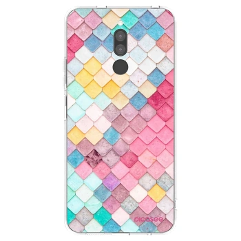 Picasee silikonový průhledný obal pro Xiaomi Redmi 8 - Barevná střecha
