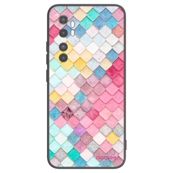 Picasee silikonový černý obal pro Xiaomi Mi Note 10 Lite - Barevná střecha