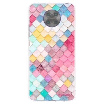 Picasee silikonový průhledný obal pro Xiaomi Poco F2 Pro - Barevná střecha