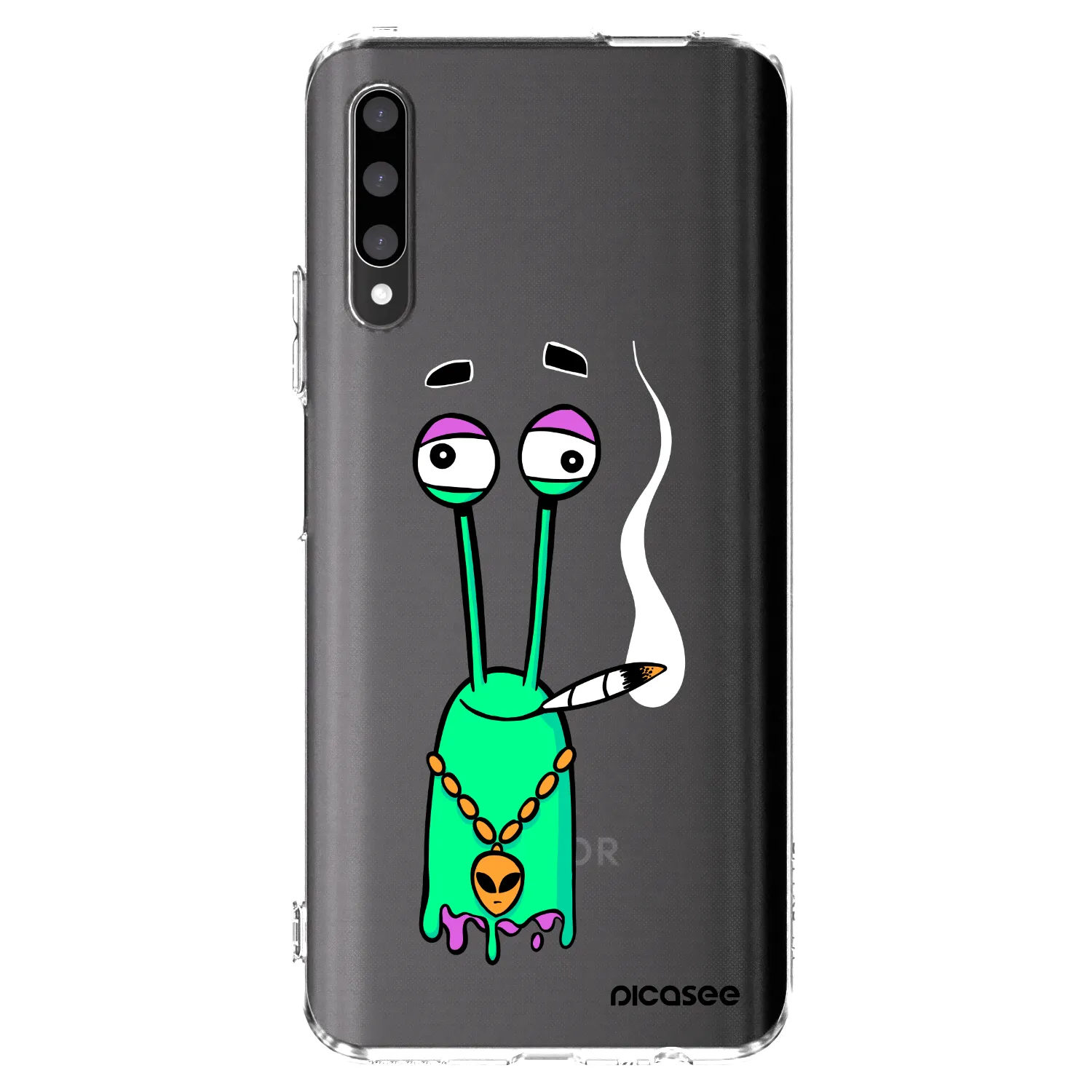 Picasee silikonový průhledný obal pro Honor 9X Pro - Earth - Sám doma
