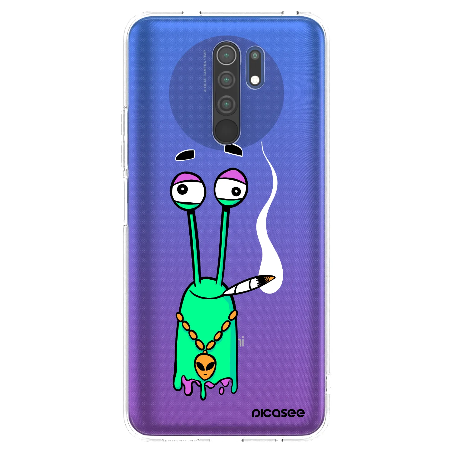 Picasee silikonový průhledný obal pro Xiaomi Redmi 9 - Earth - Sám doma