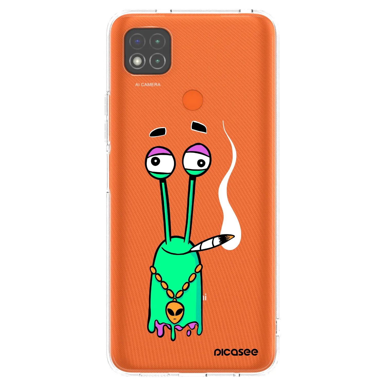 Picasee silikonový průhledný obal pro Xiaomi Redmi 9C - Earth - Sám doma