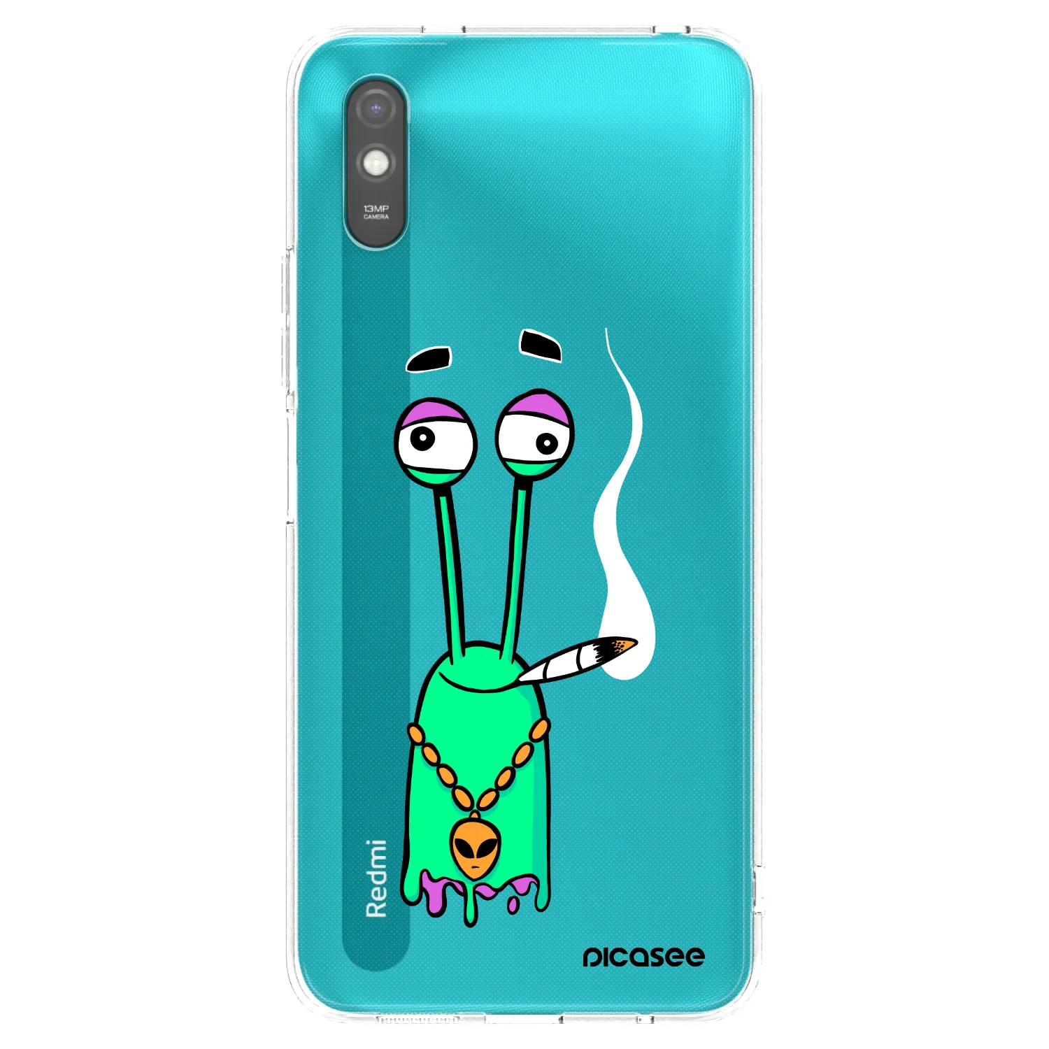 Picasee silikonový průhledný obal pro Xiaomi Redmi 9A - Earth - Sám doma